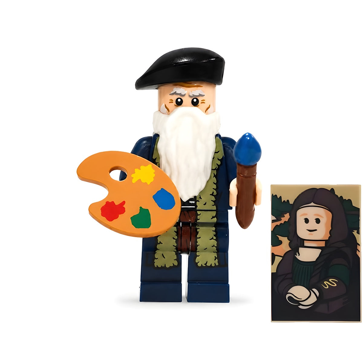 Leonardo da Vinci Painting Minifigure