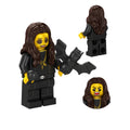 Custom Ozzy Osbourne music minifigure, LEGO-compatible
