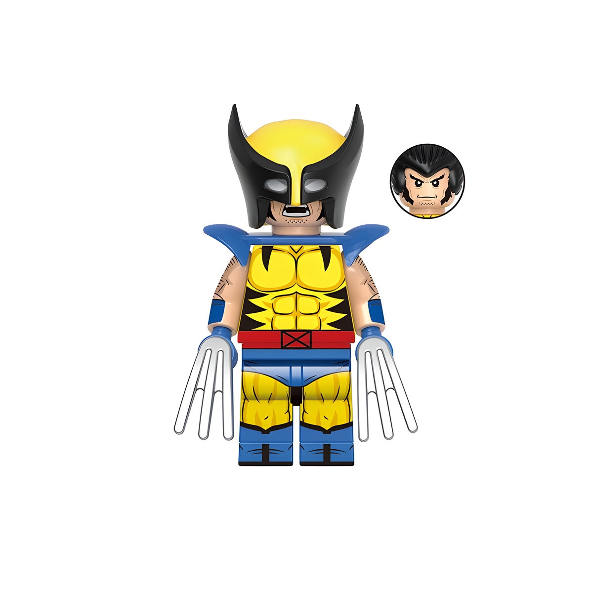 Custom Wolverine X-Men '97 minifigure – Marvel, LEGO-compatible