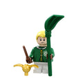 Custom Draco Malfoy Quidditch minifigure – Harry Potter, LEGO-compatible