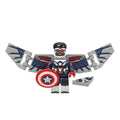Custom Captain America Falcon minifigure – Marvel, LEGO-compatible