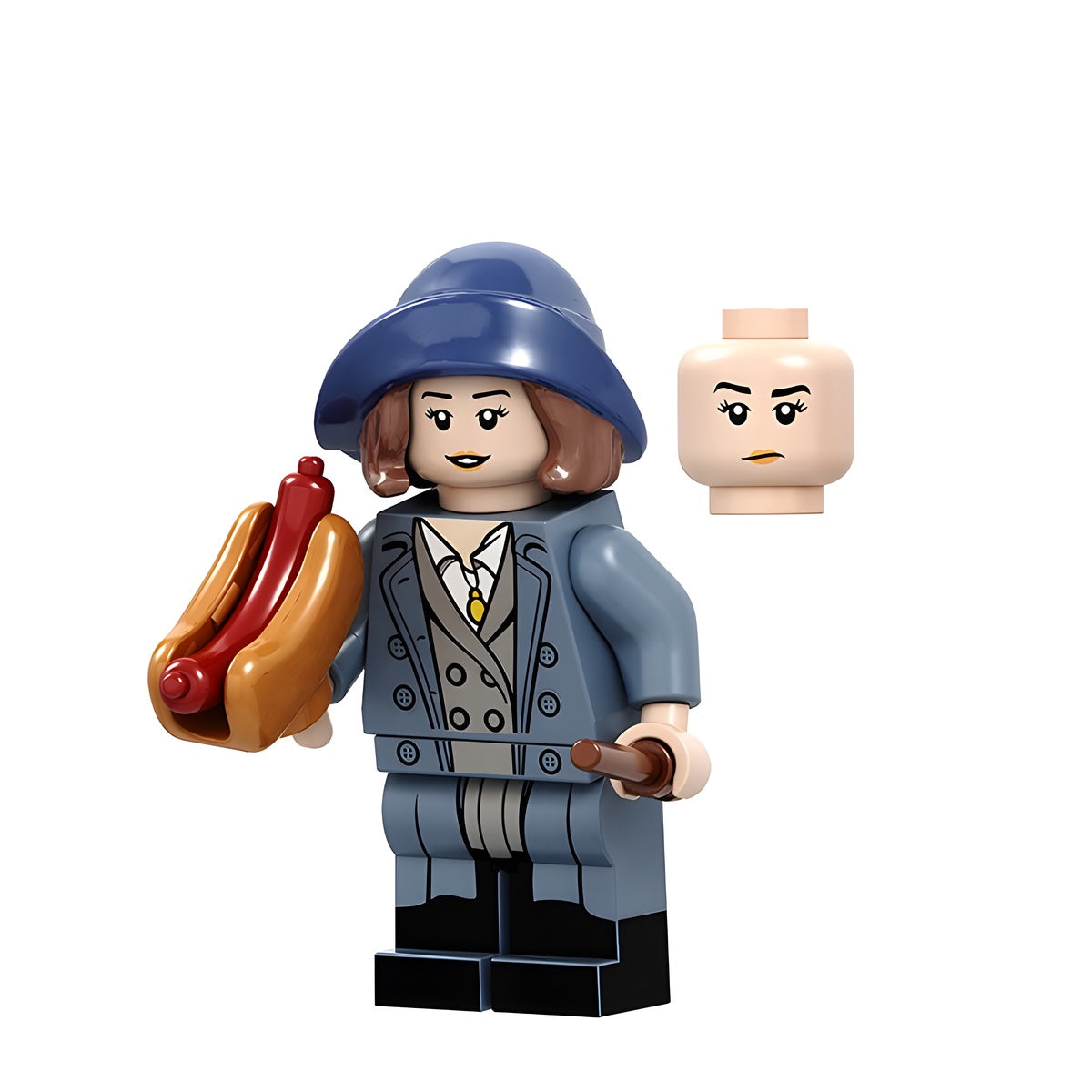 Custom Porpentina Goldstein minifigure – Fantastic Beasts, LEGO-compatible