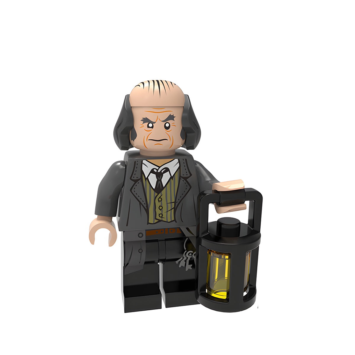 Custom Argus Filch minifigure – Harry Potter, LEGO-compatible