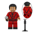 Custom Michael Jackson Thriller music minifigure, LEGO-compatible
