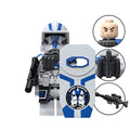 Custom 501st Legion Clone Trooper V1 minifigure – Star Wars, LEGO-compatible