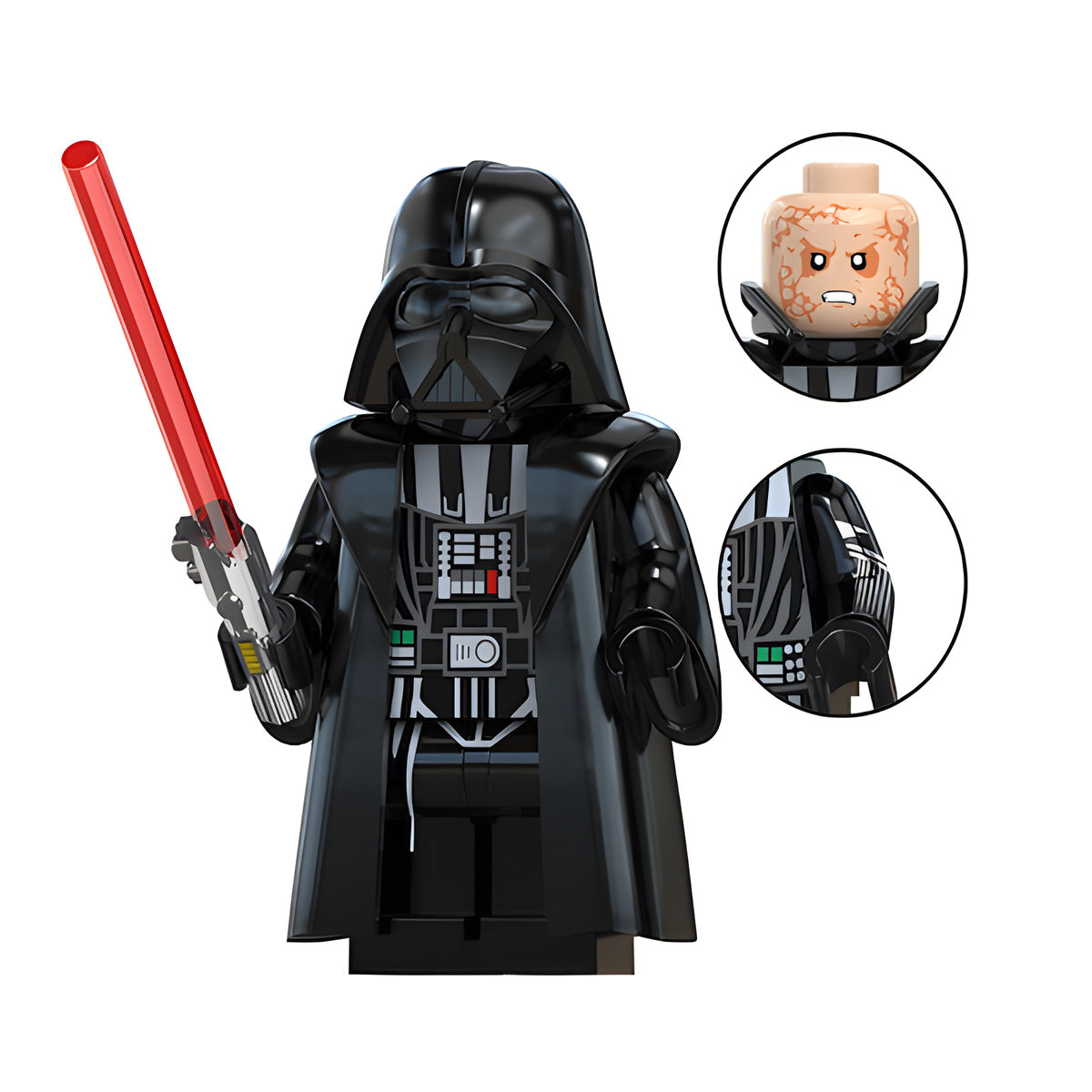 Custom Darth Vader minifigure – Star Wars, LEGO-compatible