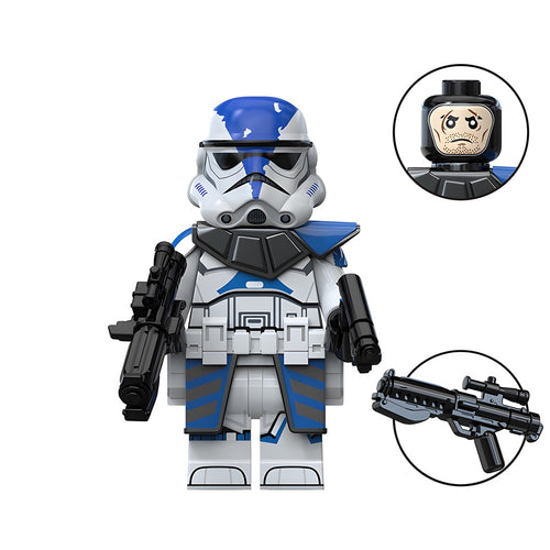 Custom 501st Legion Stormtrooper V5 minifigure – Star Wars, LEGO-compatible