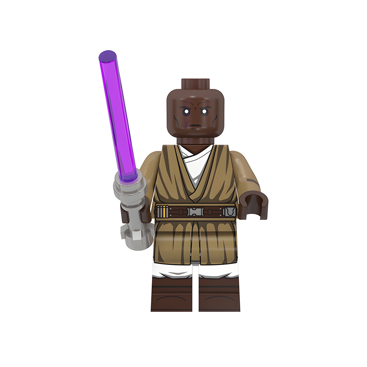 Custom Mace Windu Clone Wars minifigure – Star Wars, LEGO-compatible