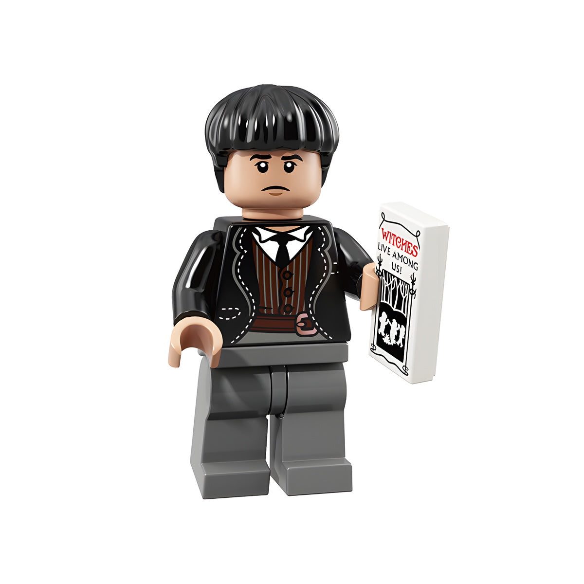 Custom Credence Barebone with Leaflet minifigure – Fantastic Beasts, LEGO-compatible