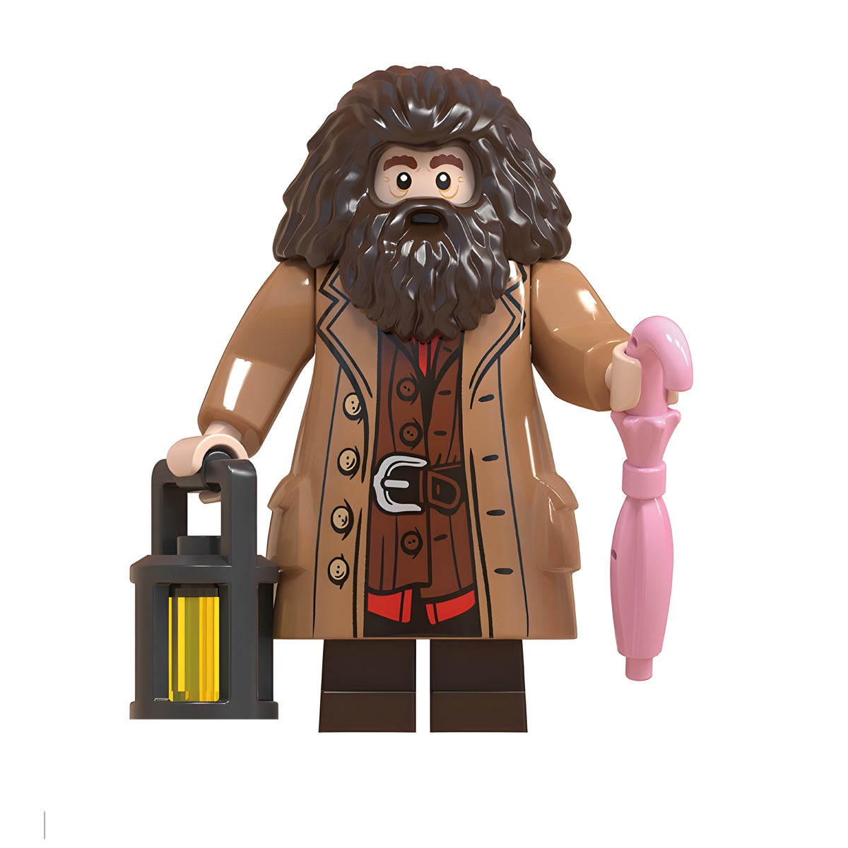 Custom Rubeus Hagrid minifigure – Harry Potter, LEGO-compatible
