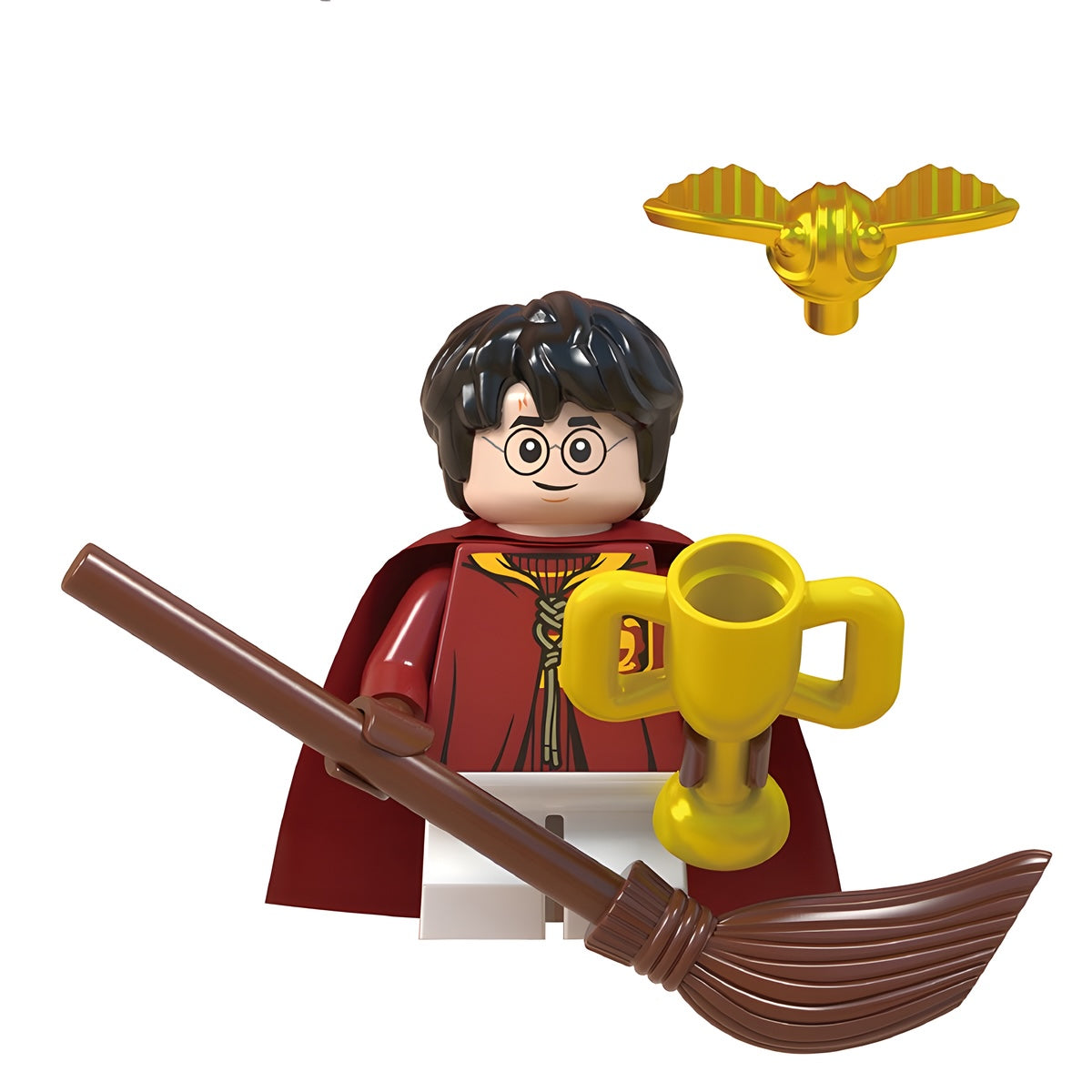 Custom Harry Potter Quidditch Champion minifigure – Harry Potter, LEGO-compatible