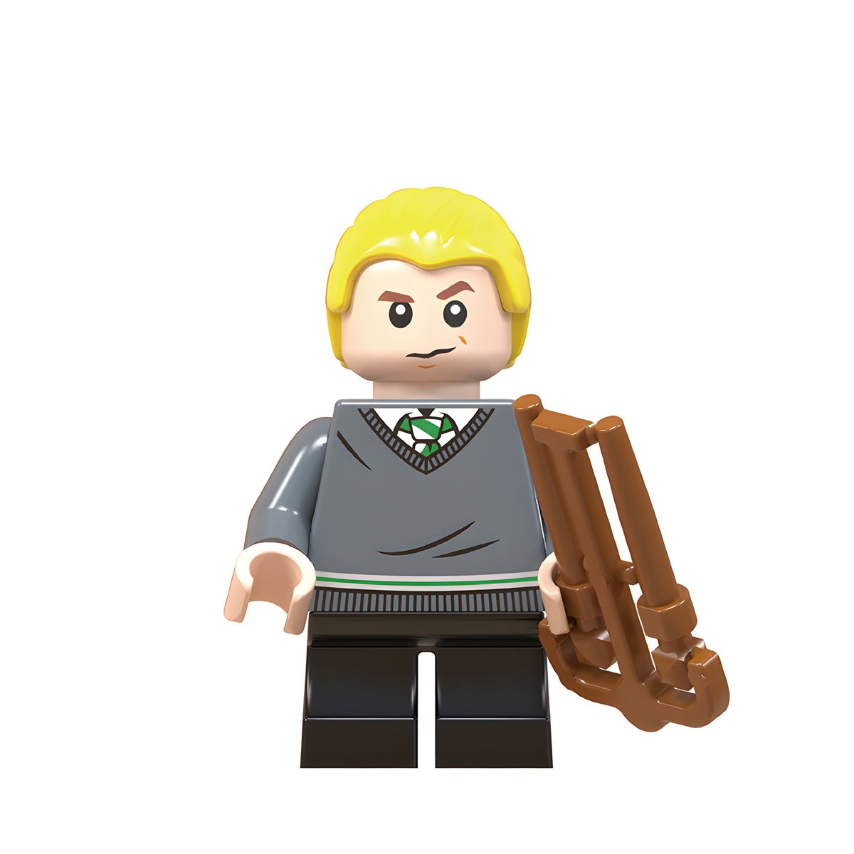 Custom Draco Malfoy Slytherin minifigure – Harry Potter, LEGO-compatible