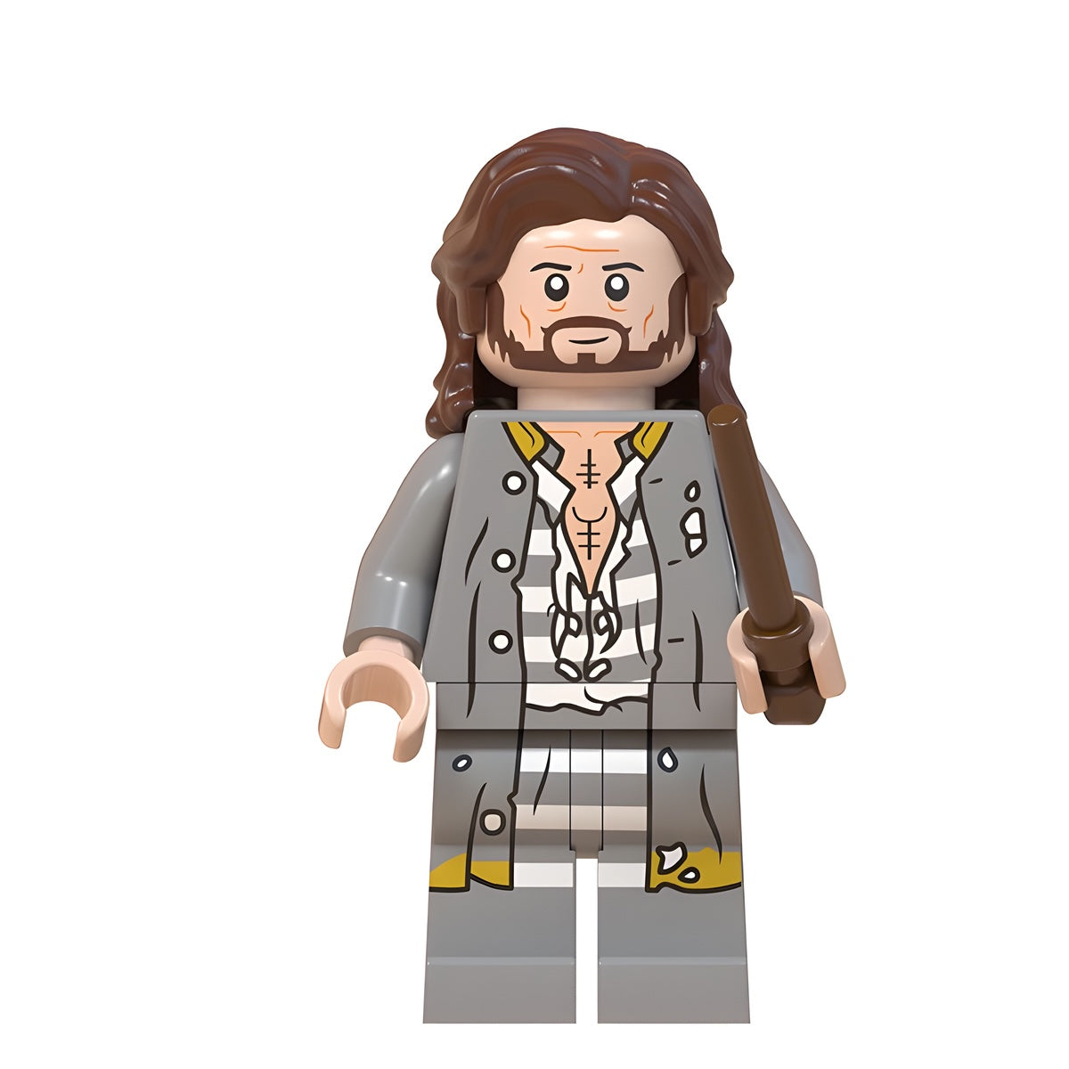 Custom Sirius Black Azkaban minifigure – Harry Potter, LEGO-compatible