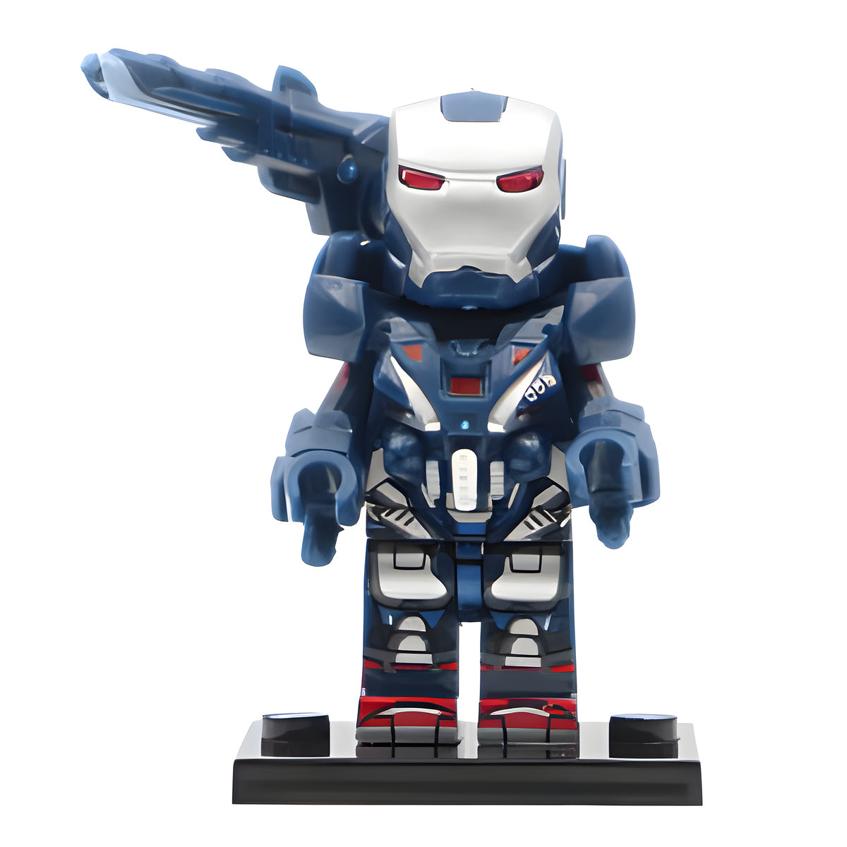 Custom War Machine minifigure in Iron Patriot colours – Marvel, LEGO-compatible