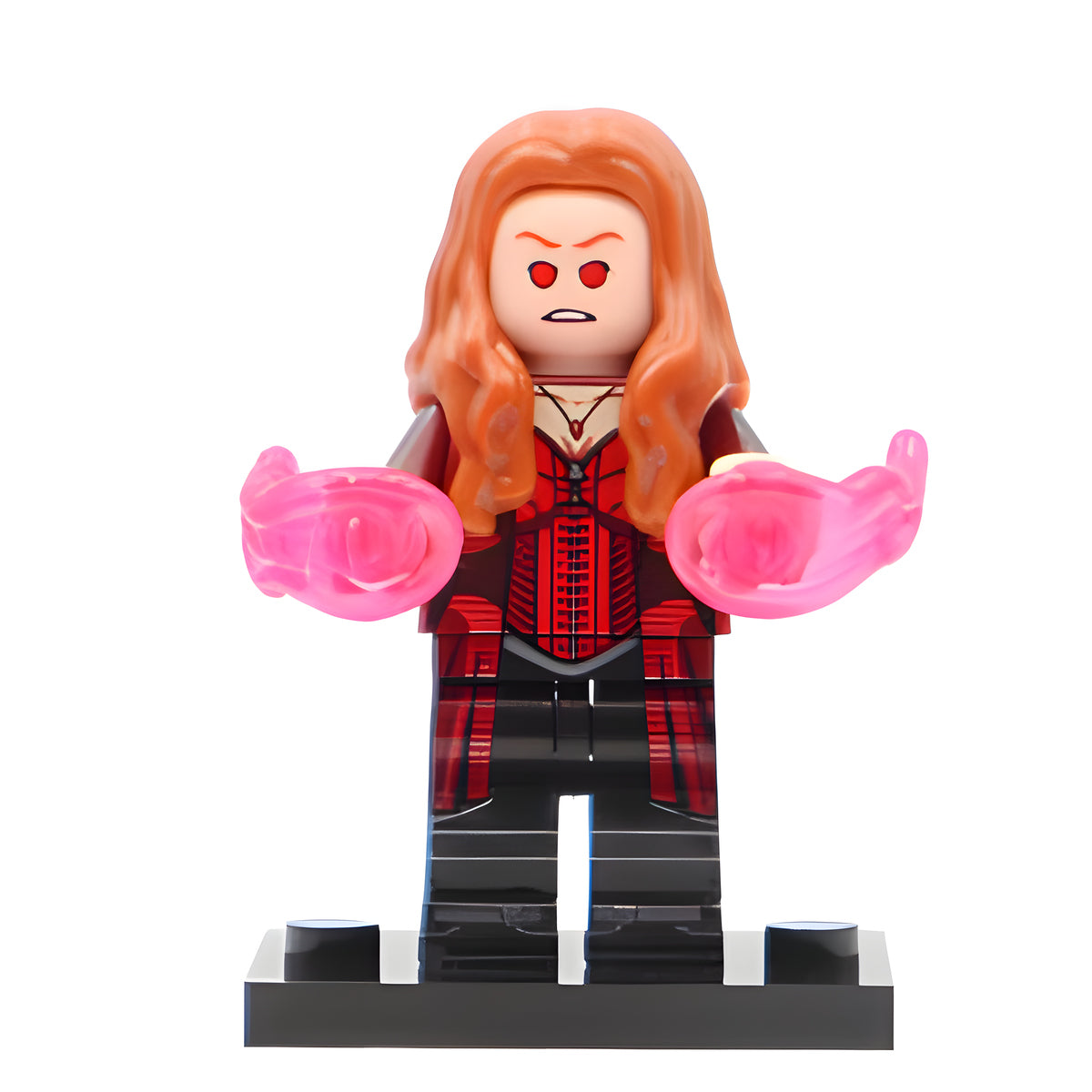 Custom Scarlet Witch minifigure – Marvel, LEGO-compatible