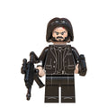 Custom John Wick All Black movie minifigure, LEGO-compatible