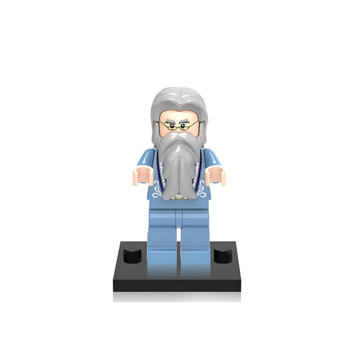 Custom Albus Dumbledore Broomstick minifigure – Harry Potter, LEGO-compatible