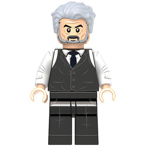 Custom Alfred Pennyworth minifigure – DC, LEGO-compatible
