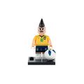 Custom Neymar Brazil football minifigure, LEGO-compatible