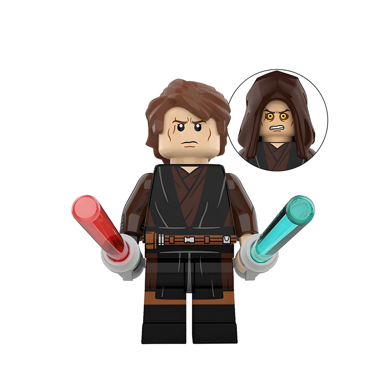 Custom Anakin Skywalker Clone Wars Edition minifigure – Star Wars, LEGO-compatible