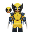 Custom Wolverine classic X-Men minifigure – Marvel, LEGO-compatible